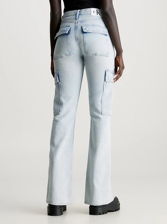 Authentic Bootcut jeany – Calvin Klein Jeans, Modrá barva Ženy