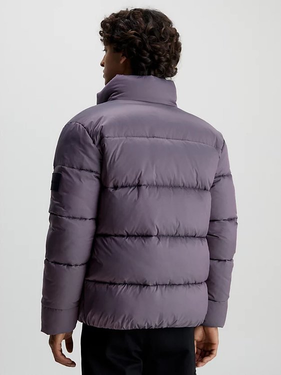 Ripstop Puffer bunda – Calvin Klein Jeans, Fialová barva Muži