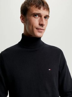 Luxusní Pima svetr, Černá barva, L, XL