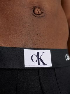 Luxusní 96 Cotton trenky 3ks, Růžová, Zelená barva, M