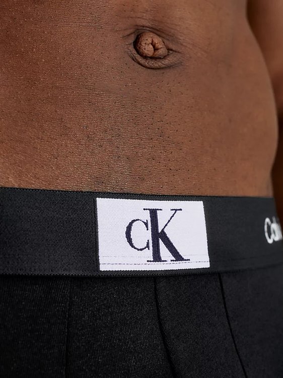 Luxusní 96 Cotton trenky 3ks, Růžová, Zelená barva, M