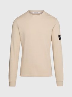 Béžová, Hnědá barva, Badge Waffle triko