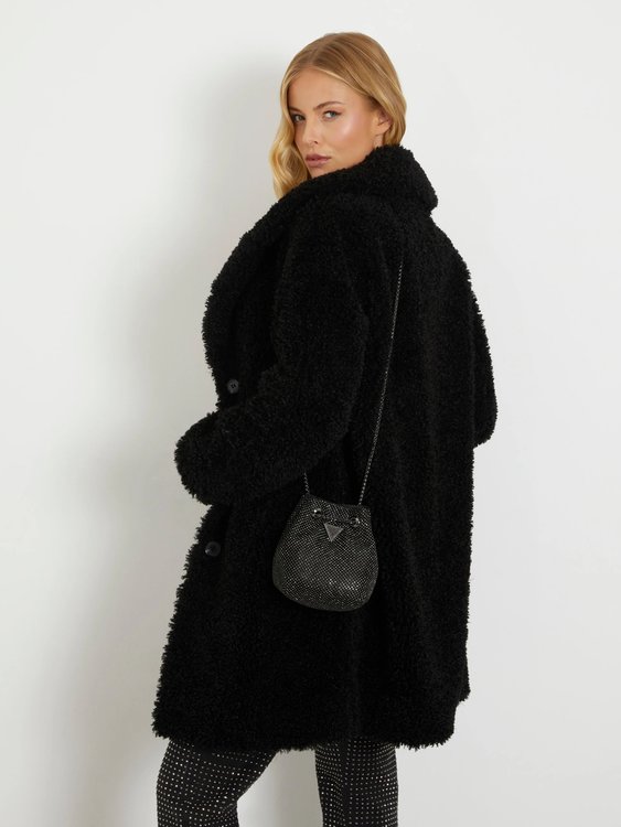 Lua Pouch kabelka – GUESS, Černá barva Ženy