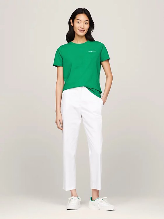 1985 Mini Corp triko – Tommy Hilfiger, Zelená barva Ženy