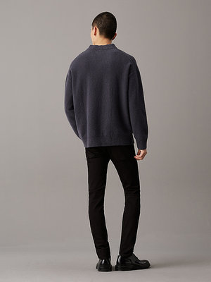 Skinny jeans – Calvin Klein Jeans, Černá barva Muži