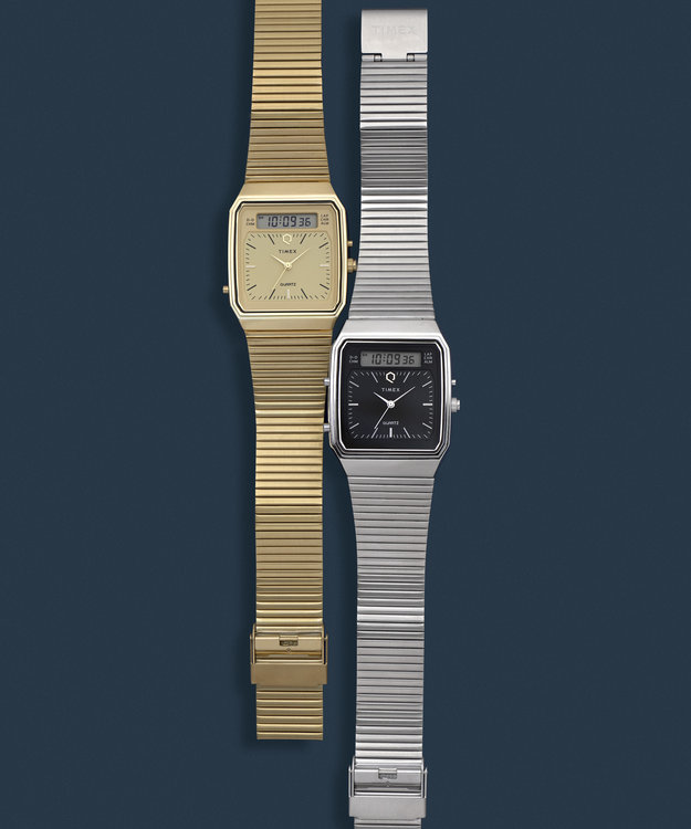 TIMEX – TW2Y06000UK-GOLD-TONE HODINKY 1