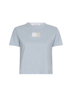 Two tone logo tričko Modrá barva Ženy