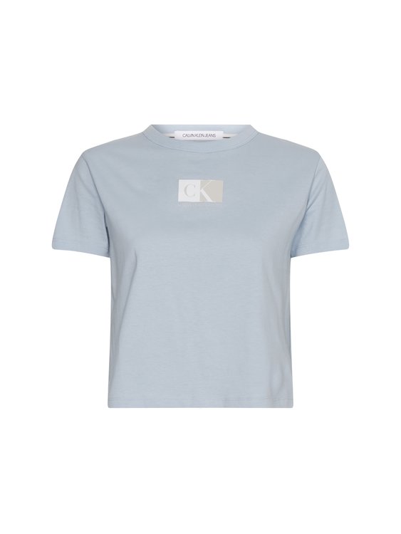 Two tone logo tričko Modrá barva Ženy