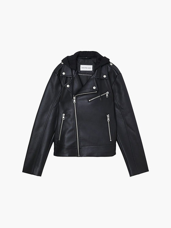 Biker bunda Černá barva Muži