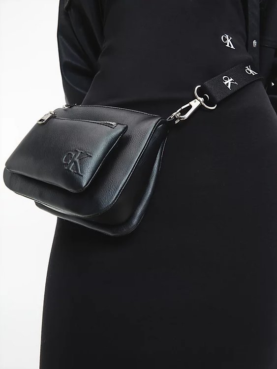 Luxusní Ultralight crossbody, Černá barva, OS