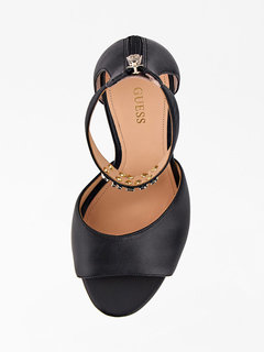 Luxusní Monita sandály, Černá barva