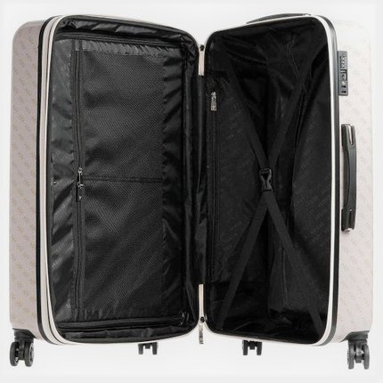 Módní Jesco kufr, Béžová barva, 2023