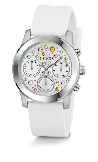 Fantasia hodinky Bílá, Stříbrná barva Ženy