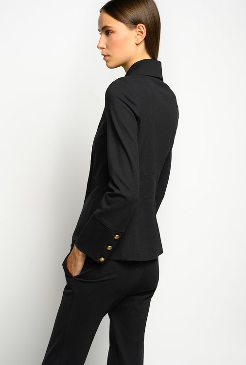 Módní Stanislao sako, Černá barva, 2020