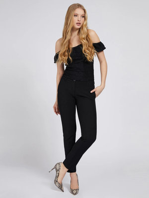 Kalhoty – Guess, Černá barva Ženy