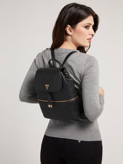 Luxusní Helaina hobo batoh, Černá barva, T/U/1