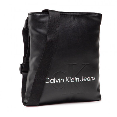 Módní Monogram crossbody, Černá barva, 2022