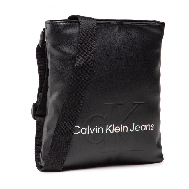 Módní Monogram crossbody, Černá barva, 2022