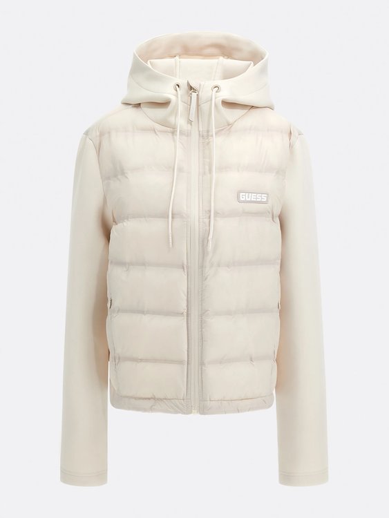 Luxusní Dahlia bunda, Krémová barva, XS, S, M, L