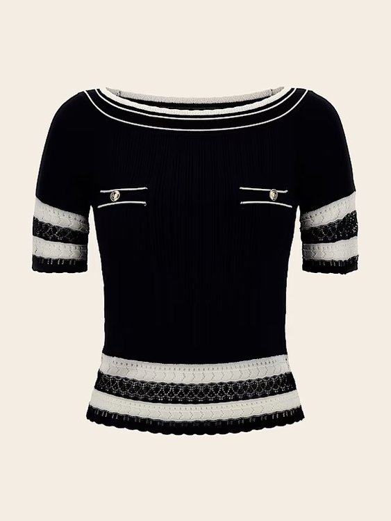 Olivia top Navy barva Ženy