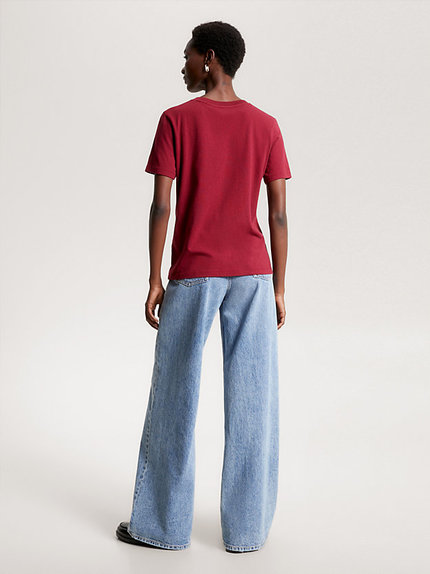 Módní Modern Regular triko, Červená barva, 2023