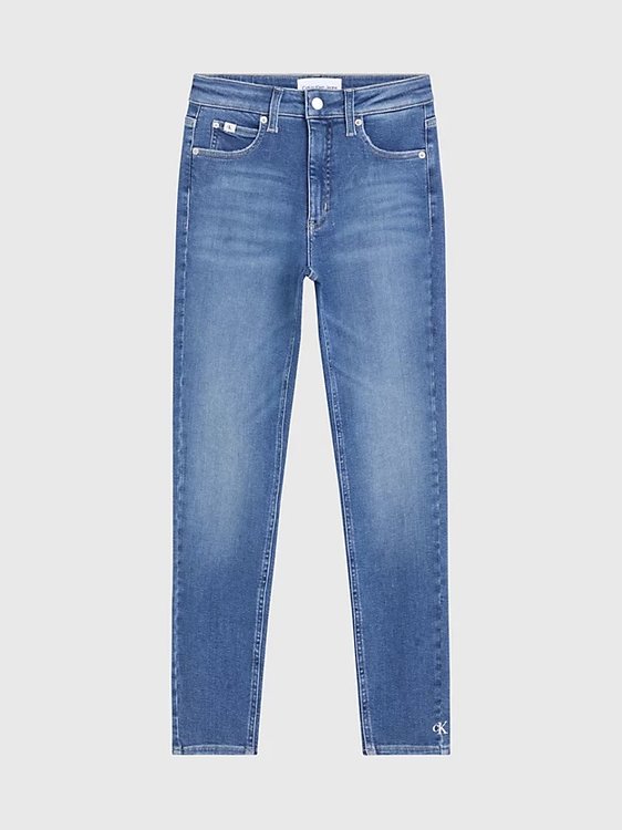 Modrá barva, High Rise Super Skinny jeans