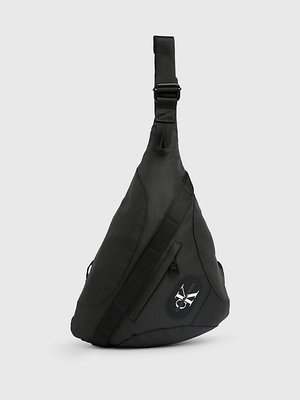 Calvin Klein Jeans – Metaforms Rounded crossbody, Černá barva