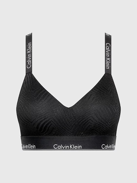 Calvin Klein Underwear – Modern Lace podprsenka, Černá barva