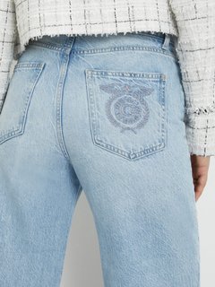 Wide Leg jeans Modrá barva Ženy