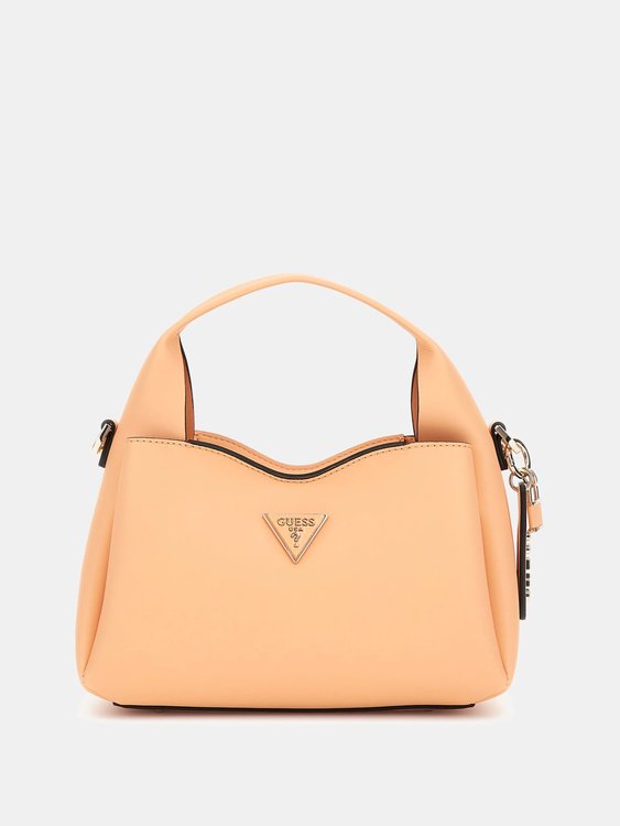 GUESS – Iwona Top Zip crossbody, Oranžová barva