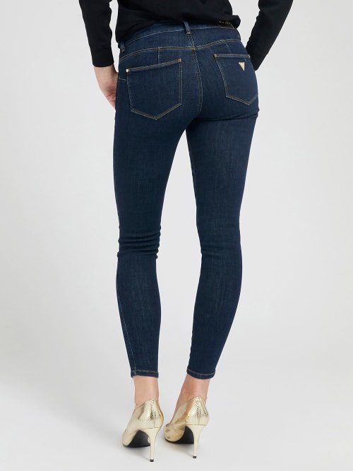 Módní Push Up jeans, Modrá barva, 2021