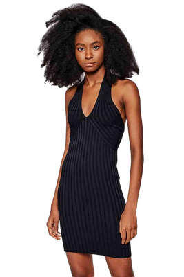 Módní Addy šaty, Černá barva, 2021