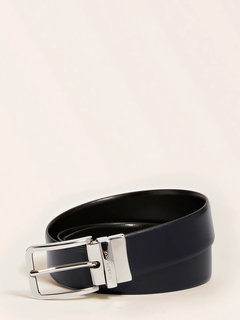 Luxusní Reversible pásek, Černá barva, M, L, XL