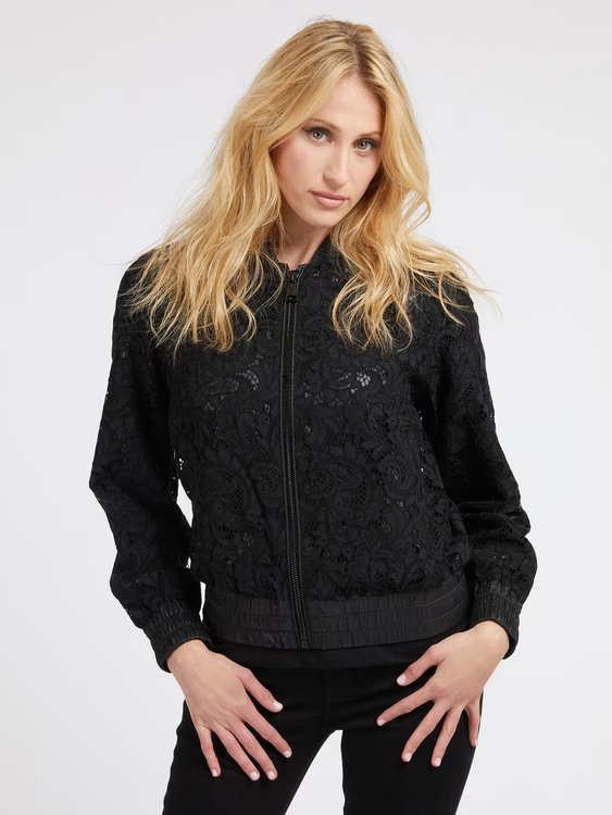 GUESS – Aisha bomber, Černá barva
