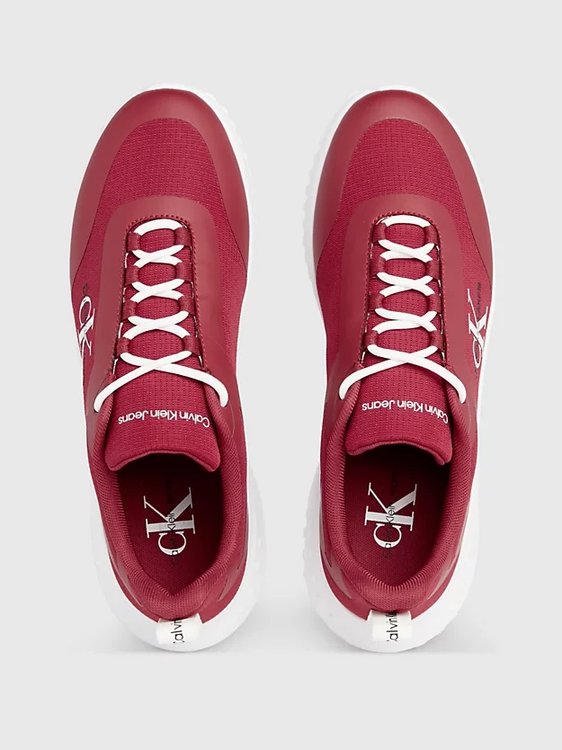 Módní Eva Runner tenisky, Červená barva, 2024