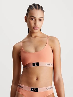 1996 Micro podprsenka – Calvin Klein Underwear, Oranžová barva Ženy