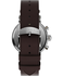 Waterbury hodinky – TIMEX, Hnědá, Stříbrná barva Muži