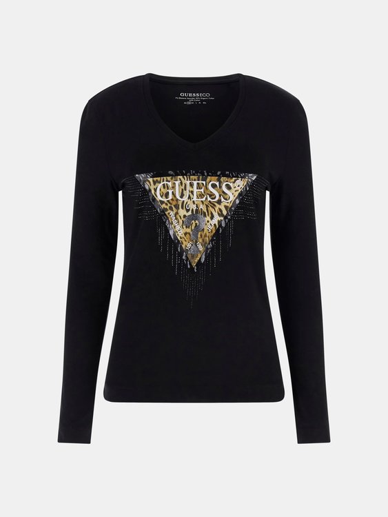 Triangle Tiger triko Černá barva Ženy