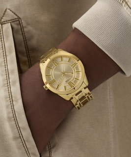 GUESS, Zlatá barva Elliot hodinky