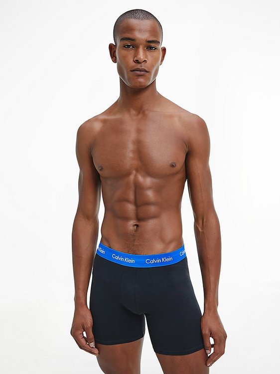 Boxerky 3ks Černá barva Muži, Muži