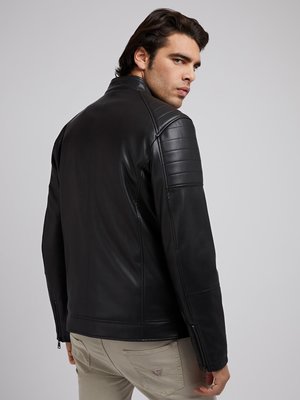 Luxusní Biker bunda, Černá barva, M, L, XL