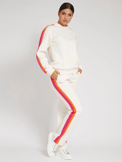 Luxusní Sideband mikina, Bílá barva, XS, S, M, L