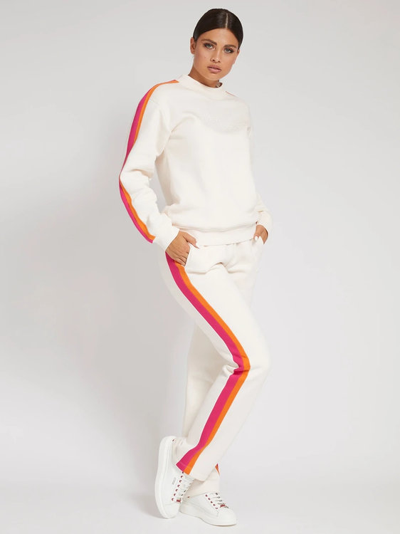 Luxusní Sideband mikina, Bílá barva, XS, S, M, L