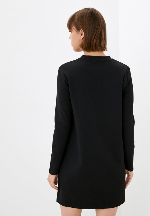 Luxusní Side repeat šaty, Černá barva, XS, S, M