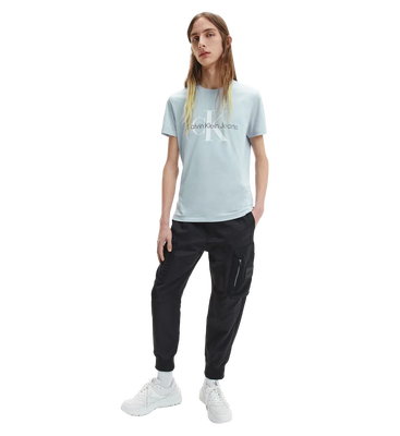 Seasonal triko – Calvin Klein Jeans, Modrá barva Muži