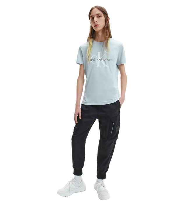 Seasonal triko – Calvin Klein Jeans, Modrá barva Muži