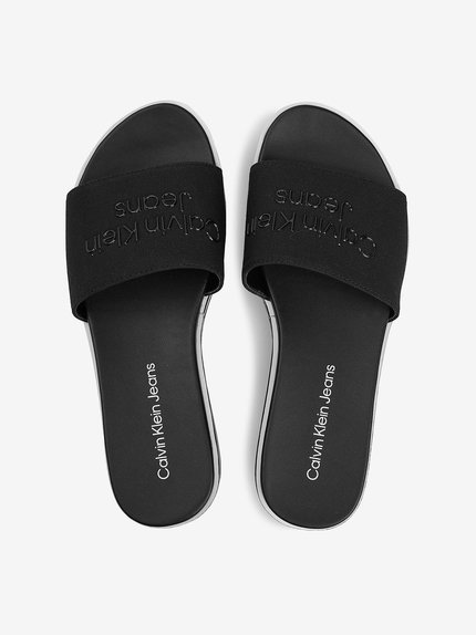 Módní Platform sandály, Černá barva, 2022