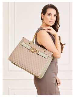 Luxusní Aileen tote kabelka, Hnědá barva, T/U