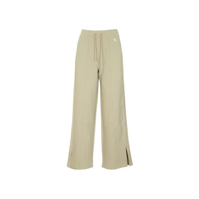 Calvin Klein Jeans – Side rib kalhoty, Zelená barva