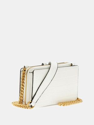 James crossbody – GUESS, Bílá barva Ženy